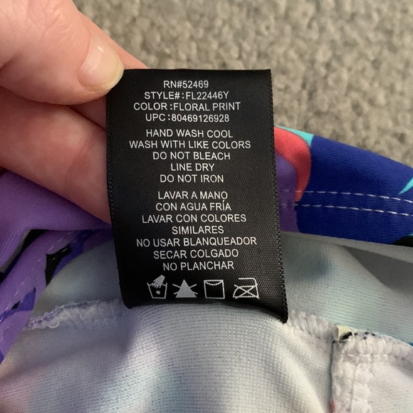 Catalina Floral Halter Sweetheart Neckline Tankini - Picture 5 of 5